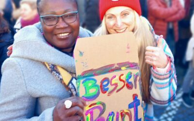 Demo gegen Rasissmus und für Menschlichkeit in Dillingen am 27. Jan 2024